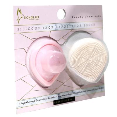 China 2021 New Upgraded Exfoliators Silicone Sponge Silicone Face Scrubber Heat Resistant Brush for sale