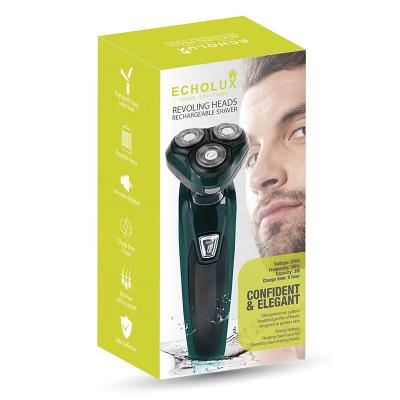 China High Quality Triple Blade Electric 3D Shaver Manufacturers Supply 100% Electric Shaver Wet&Dry Rotary Shaver For Men for sale