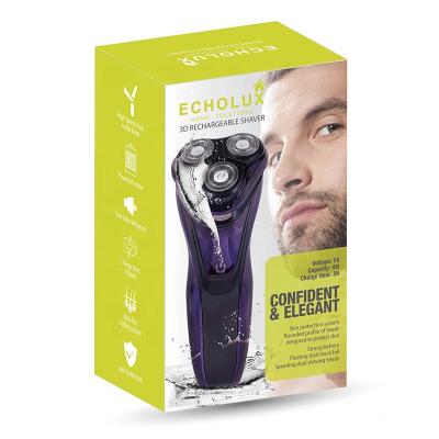 China Triple Blade 3D Floating Shaving Heads Razor Blade Shaving Machine Waterproof Washable Electric Shaver for sale