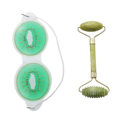 China Cellulite Reduction Amazon Hot Sale Jade Roller Beauty Gift Places Jade Facial Massage Roller Green Natural Jade Roller For Face for sale