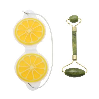 China Cellulite Reduction Echolux HR0219 Double Head Jade Facial Roller Eye Neck Body Beauty Anti Aging Tool For Face for sale