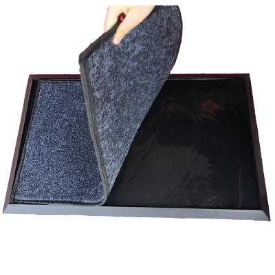 China Factory Price Disinfection Shoes Rubber Rubber Disinfectant Mat For Entrance for sale