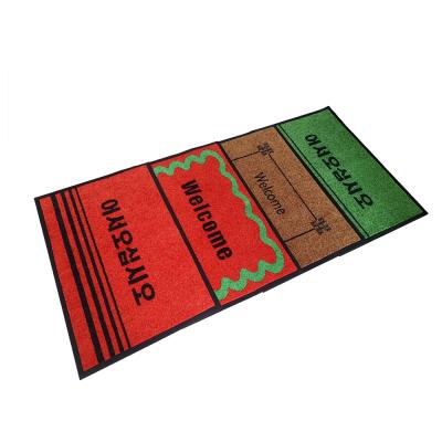 China High Quality Washable Commercial Golf Driving Range Hitting Custom Outdoor Material Mini Golf Practice Mat Nylon Training Mat for sale