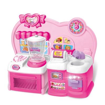 China Pretend Toys Kids Play Small House Kitchen Toy Cooking 2 In 1 Chef Series Toy Set for sale