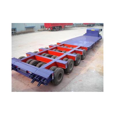 China Wholesale Price Lowbed Semi Trailer Truck Trailer Practical Lowbed Gooseneck Lowbed Trailer Detachable Semi Trailer for sale