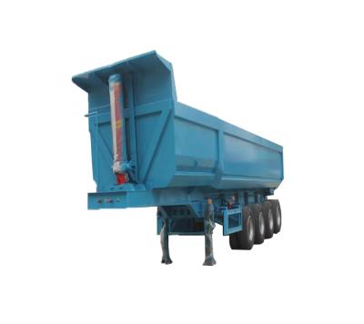 China Hydraulic Truck Trailer 60 New 80t Dump Truck 3 4 Axles 40 50m Rear Dump Truck Trailer Latest for sale