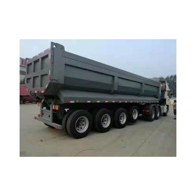 China Good tank trailer price u type tank rear tipping tank semi trailer warehouse truck long life dump truck for sale