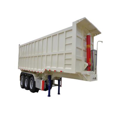 China The dump truck trailer factory sales truck 3 4 axles 40 50m rear dump truck tipper trailer for sale