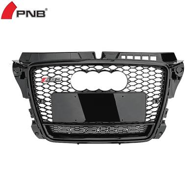 China Rise sport drop shipping auto bumper parts sport sedan for audi a3 rs3 8P 2009 2010 2011 2012 front griglia grill griglia 2008 for sale