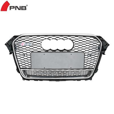 China Honeycomb with lower frame 4WD grill for audi a4 b8.5 2014 2015 2016 honeycomb rs4 grill 2013 for sale