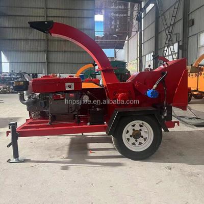 China New Type Industrial Wood Shaft Branches Shredder Diesel Engine Mobile Wood Shredder Mill Machine for sale