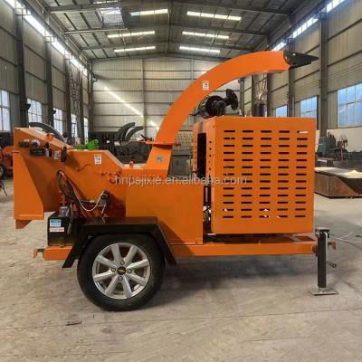 China Factory Mobile Wood Crusher Machine Wood Crusher Industrial Wood Branch Sawdust Making Chipper Machine for sale