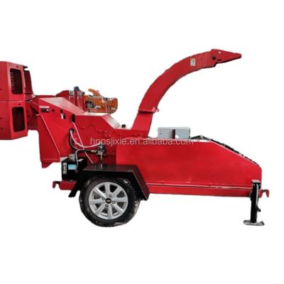 China Cutting Waste Forestry Wood Log Branch Processor Crushing Shredding Machine Blades Forestry Wood Log Tree Bark Chipper Branch Shredder Diesel Diesel Wood Crusher for sale