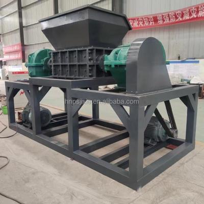 China Scrap Metal Double Shaft Plastic Shredding Machine Industrial Metal Shredder Shredder for sale