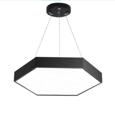 China Modern Unique Art ALISADABOY 12w AC110-130V LED Hanging Desk Linear Chandeliers Pendant Lights for sale