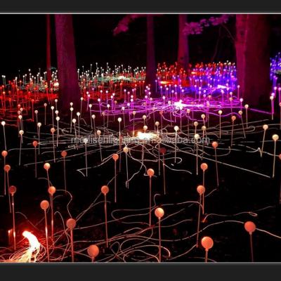 China Lighting Outdoor Decoration Landscape Lighting Led Fiber Optic Light Balls for sale