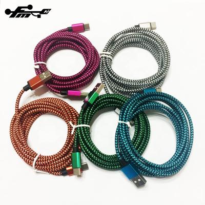 China Fast Charging Mobile Phone 10ft USB Cable For iPhone Metal Braided USB Charger Cable With CE CERT. for sale