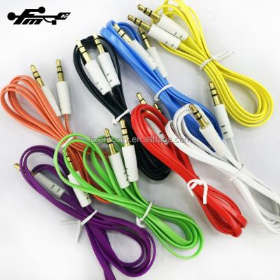 China Wholesale cheap aux 3.5mm phone. to car audio aux cable. for mobile phone mp3 true for sale