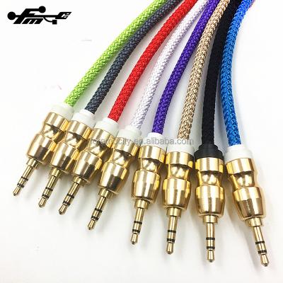 China Braided Telephone Cable 3.5mm Audio Video Audio Cable for sale