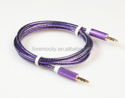 China Phone 3.5mm aux. high quality Male Jack to aux audio cable. male stereo for car phones MP4 earphone for sale