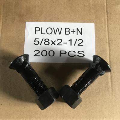 China Excavator Best Price Factory Direct Selling Edge Bolt & Nut / Plow Bolt & Nut 5/8X2-1/2 Made in Quanzhou Factory for sale