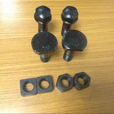 China High quality excavator spare parts segment bolts and nuts track bolts and nuts for made-in-china excavator and bulldozer machinery for sale