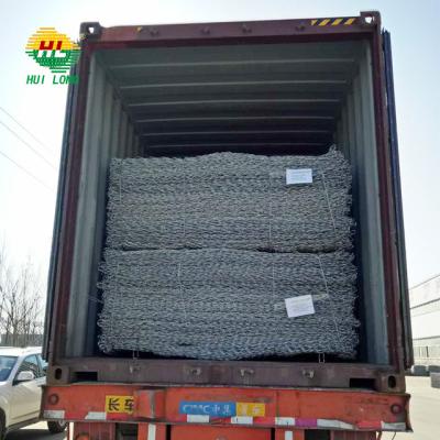 China Gabions wholesale price per square meter lightweight gabion wall box mesh in Morocco for sale