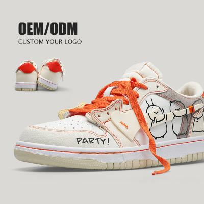 China Anti-slippery Men Fashion Sneakers Retro OEM Custom Men's Sports Fitness Basketball Style Sports Sneaker Shoes for sale