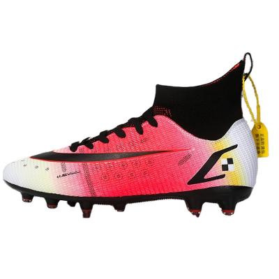 China Sport Shoes Hot Selling Non-slip Football Spike Soccer Shoes Soccer Shoes To Color Breathable Block Sneakers Mesh Soccer Shoes for sale