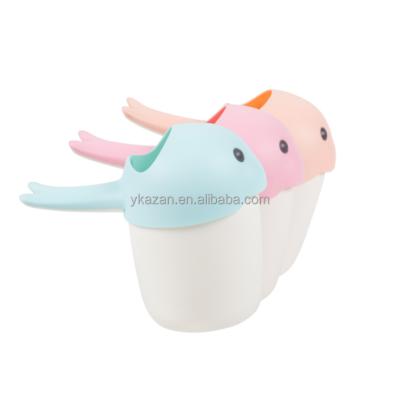 China Cute Baby Toy New Design Whale Shape Baby Bath Shampoo Cup for sale