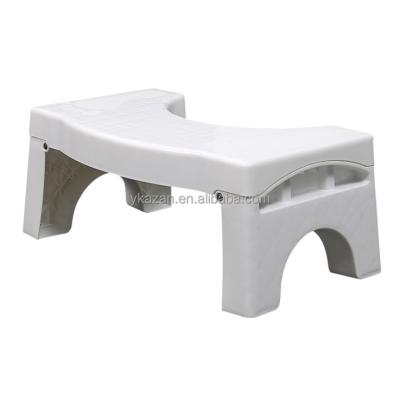 China Modern Creative Non-Slip Bathroom Use Folable Squat Toilet Step Stool for sale