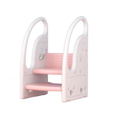 China 3 Step Height Adjustable (Height) Foot Stool Kids Plastic Bathroom Stepping Stool for sale