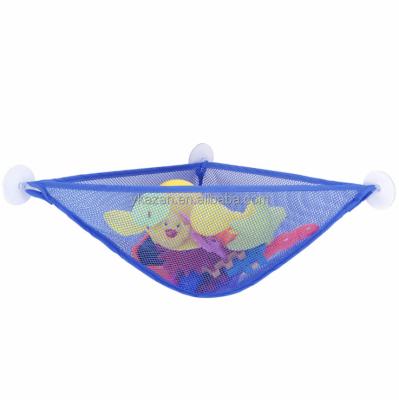 China Hot Selling Bathroom Quick Drying Bathroom Corners Mesh Net Hanging Bag Baby Shower Toys Organizer for sale