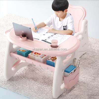 China Japaniess Children Kindergarten Colorful Plastic Furniture Sets Preschool Kids Table and Chair Set for sale