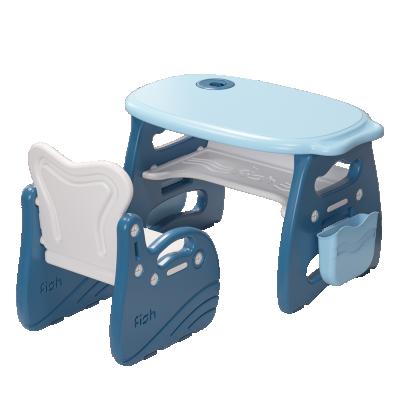 China Japaniess Multifunctional Toddler Cheap Plastic Use Baby Study Table and Chair Set for sale