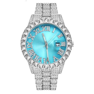 China High End Luxury Auto Date Hip Hop Watches Popular CIA Men Women Diamond Wristwatches TikTok for sale