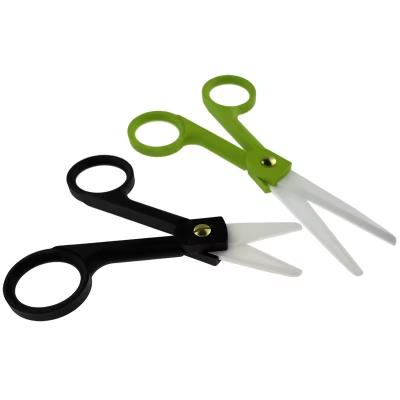 China Zirconia Ceramic Blade Fish Scissors for Fishing Line Plier No Rust PBT Handle Material for sale