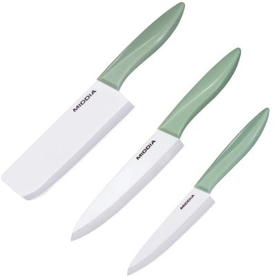 China 6 Inch Zirconia Ceramic Kitchen Cleaver Knife Set for Cooking in Gift Box Packaging for sale