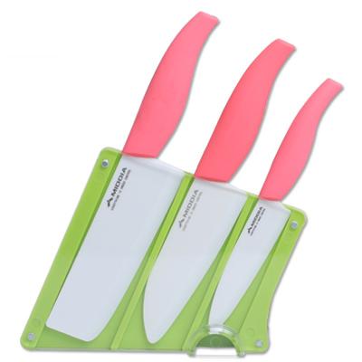 China Cutting Kitchen Knives Set With Stand MIDDIA Advanced Ceramic Blade Advantage OEM/ODM for sale