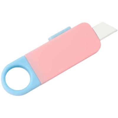 China Plastic Safety Box Opener MIDDIA Small Charm Pocket Utility Knife Perfect for Boxes for sale