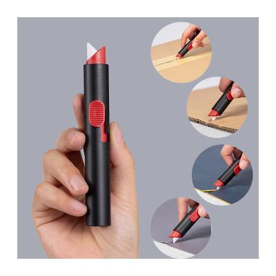 China 18mm Box Opener Tool MIDDIA Box Cutter Pencil with Ceramic Blade Pocket Knives in Bulk for sale