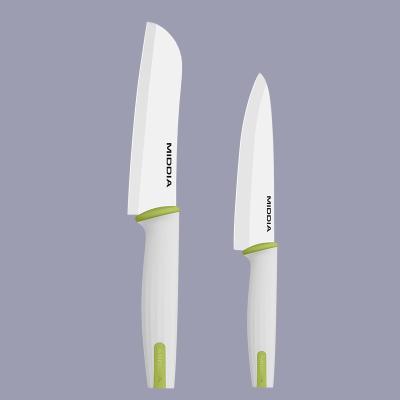 China Cuchillos de cocinero MIDDIA Cuchillo de cerámica para utensilios de cocina Conjunto con agarre y cabeza de hoja de cerámica en venta