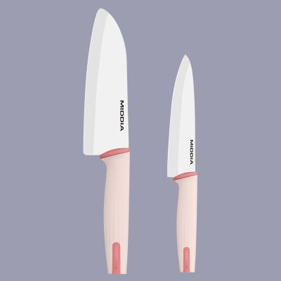 China Professional Grade Kitchen Knives MIDDIA Professional Chef Set with Double King Knife for sale