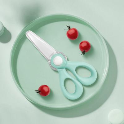 China MIDDIA Ceramic Scissors for Kids Food Vegetable Cutting 2.5 Inch OEM Advanced Zirconia Shears for sale