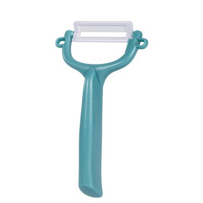 China MIDDIA Fruit Peeler Ceramic Kitchen Peeler For Potato Vegetable Blade Color White for sale