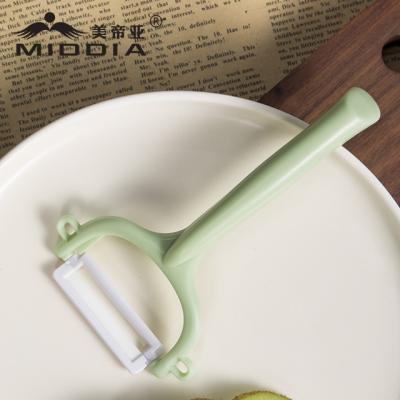 China Keramische keukenpeeler Zirconia-oxide lemmet voor MIDDIA Fruit Vegetable Tools Te koop