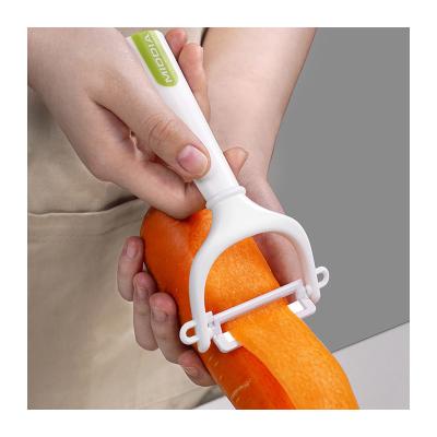 China Professional White Ceramic Blade Vegetable Fruit Hand Potato Peeler Kitchen Tools for sale