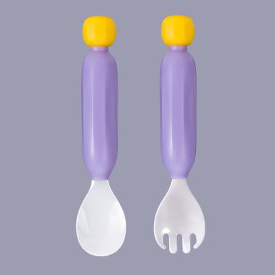 China Customized Logo Kitchen Ceramic Fork Spoon Set for MIDDIA 2024 Pocket Portable Design for sale