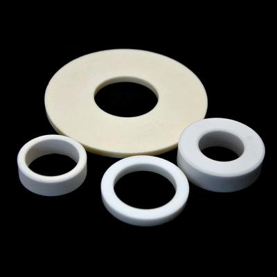 China Alumina Ceramic Disc Ring Gasket for Punching Industrial Machinery Parts Processing for sale