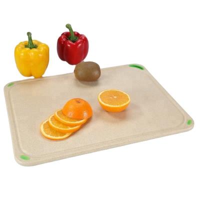 China Stocked Rice Husk Groove Peel Bread Cutting Board for Fruit and Vegetable Schneidebrett for sale